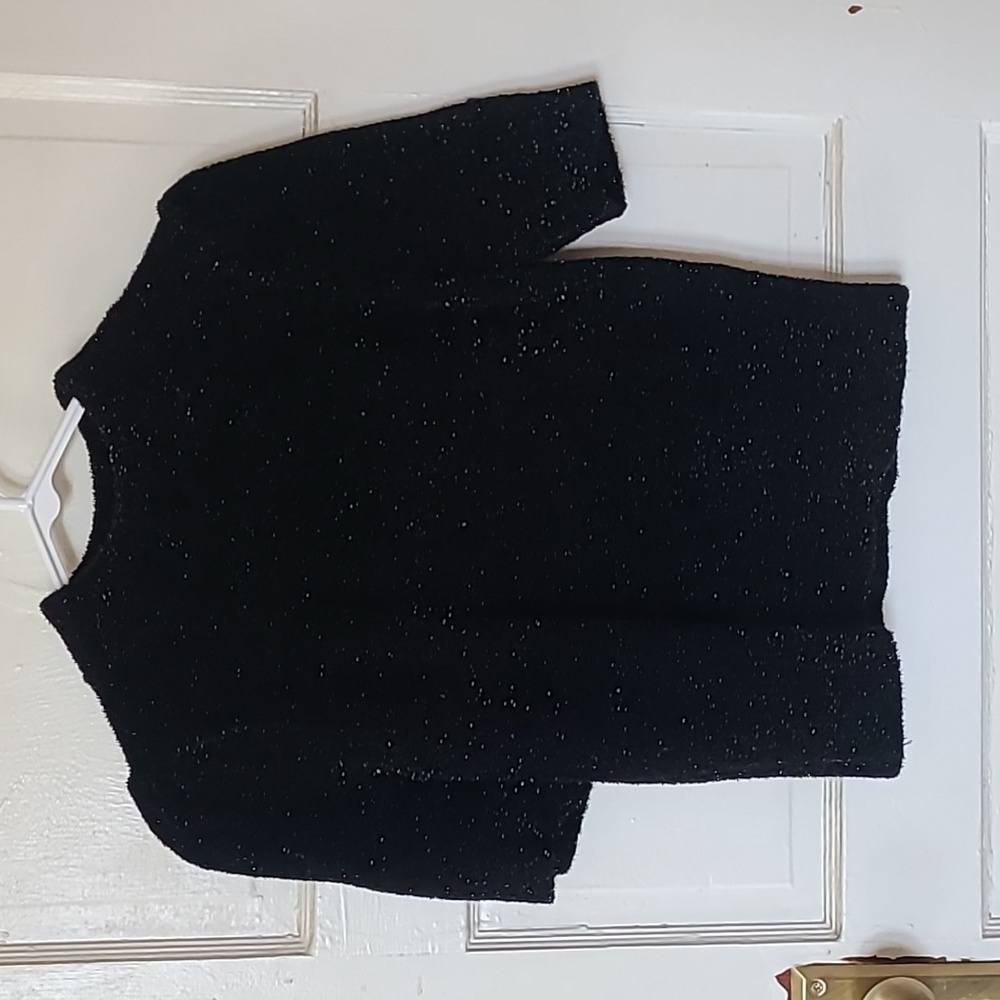 Kate Spade short sleeve mockneck sweater